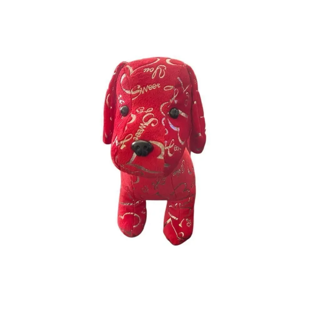 Dan Dee Collectors Choice Womens/Kids Red Dachshund Weiner Valentine Plush OS